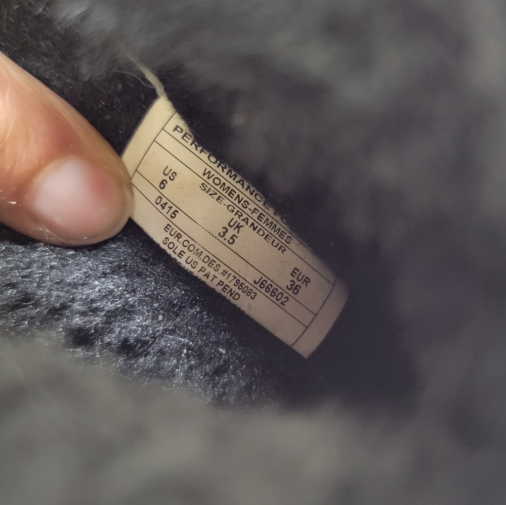 Merrell Black Q Form 2 Suede Sheepskin-lined Mules Slippers Black Slip Ons sz 6 - Picture 8 of 9